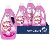 Robijn Color Pink Sensation Wasmiddel Vloeibaar 3 x 60 wasbeurten Voordeelverpakking 180 wasbeurten online kopen