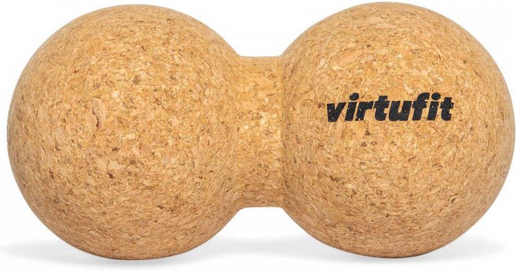 VirtuFit Premium Kurk Peanut Ball Dual Massagebal Ecologisch